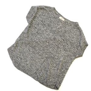 Ann Taylor LOFT Gray Heathered Knit Sweater Size S